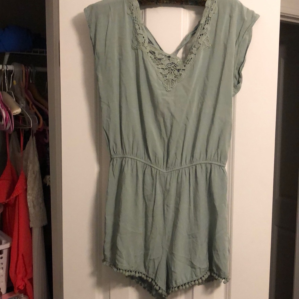Green Charlotte Russe Romper